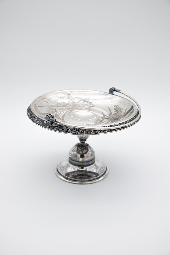 Antique Meriden Silver Plate Co. No. 1803 Butterfly Bride’s Basket