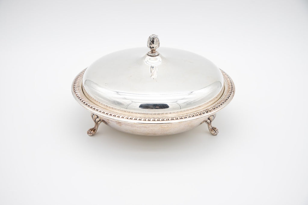 Vintage Sheffield Silver Co. Covered Serving Dish, USA