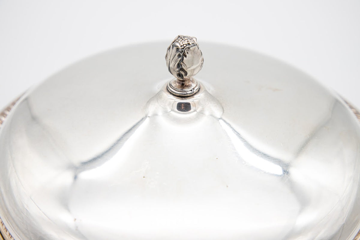 Vintage Sheffield Silver Co. Covered Serving Dish, USA