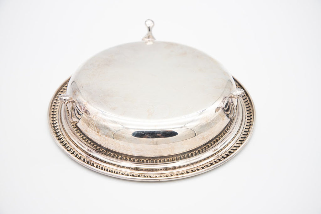 Vintage Sheffield Silver Co. Covered Serving Dish, USA