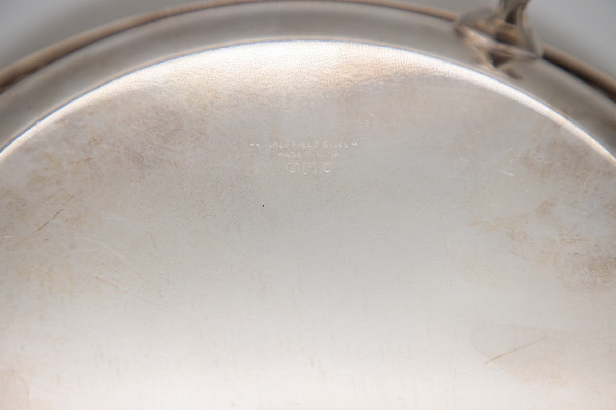 Vintage Sheffield Silver Co. Covered Serving Dish, USA