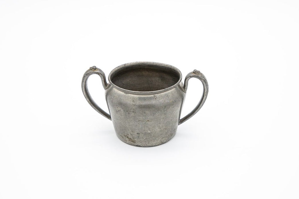 Vintage Pewter by Rice No. 346 Double-Handled Sugar Bowl