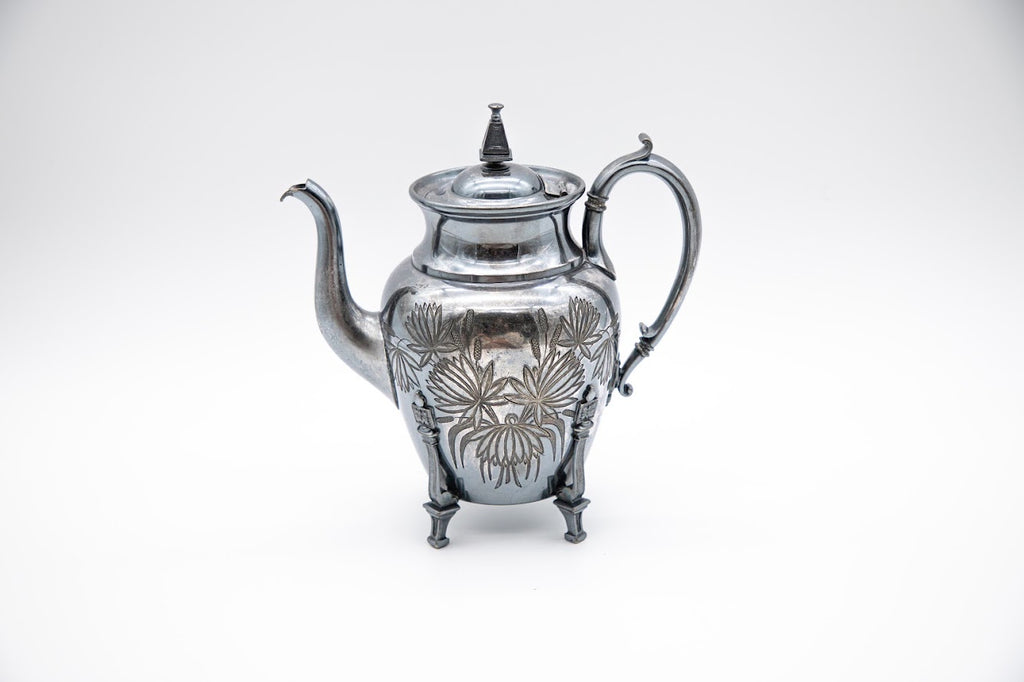 Antique Taunton Silver Plate Co. Triple-Plate Teapot No. 791, c. 1870s