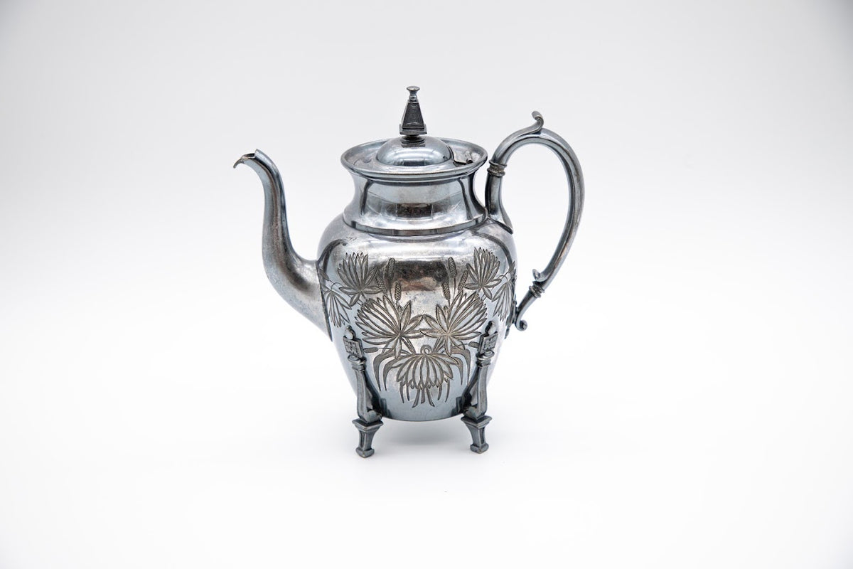 Antique Taunton Silver Plate Co. Triple-Plate Teapot No. 791, c. 1870s