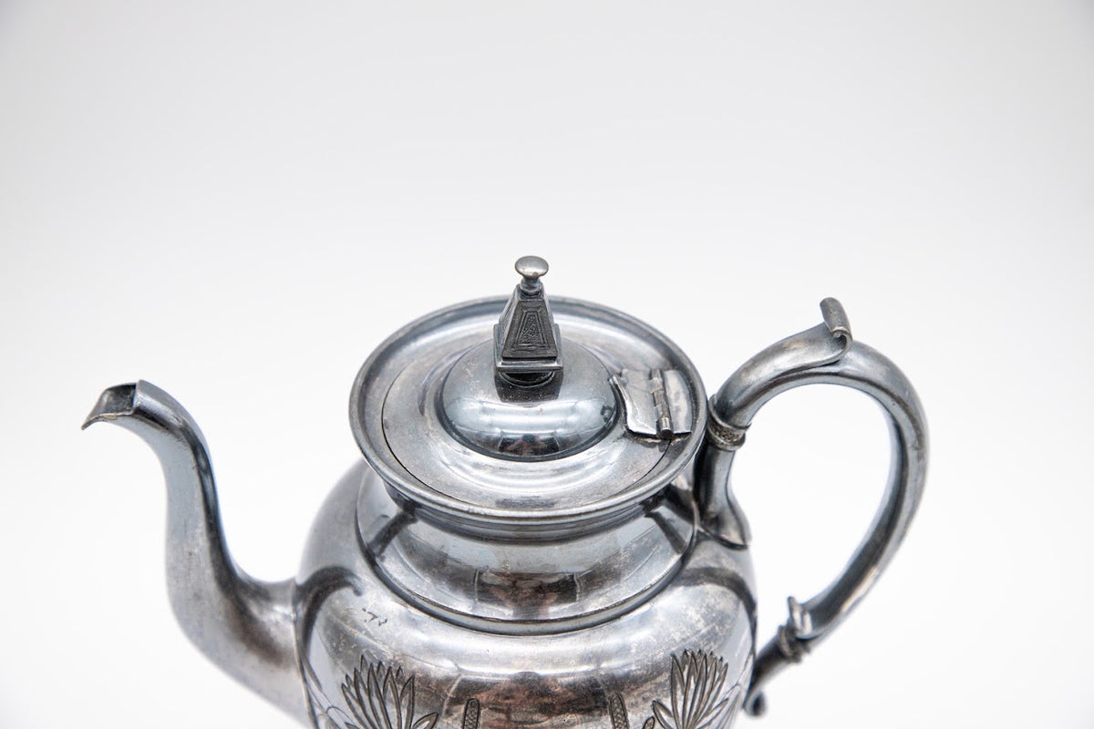 Antique Taunton Silver Plate Co. Triple-Plate Teapot No. 791, c. 1870s